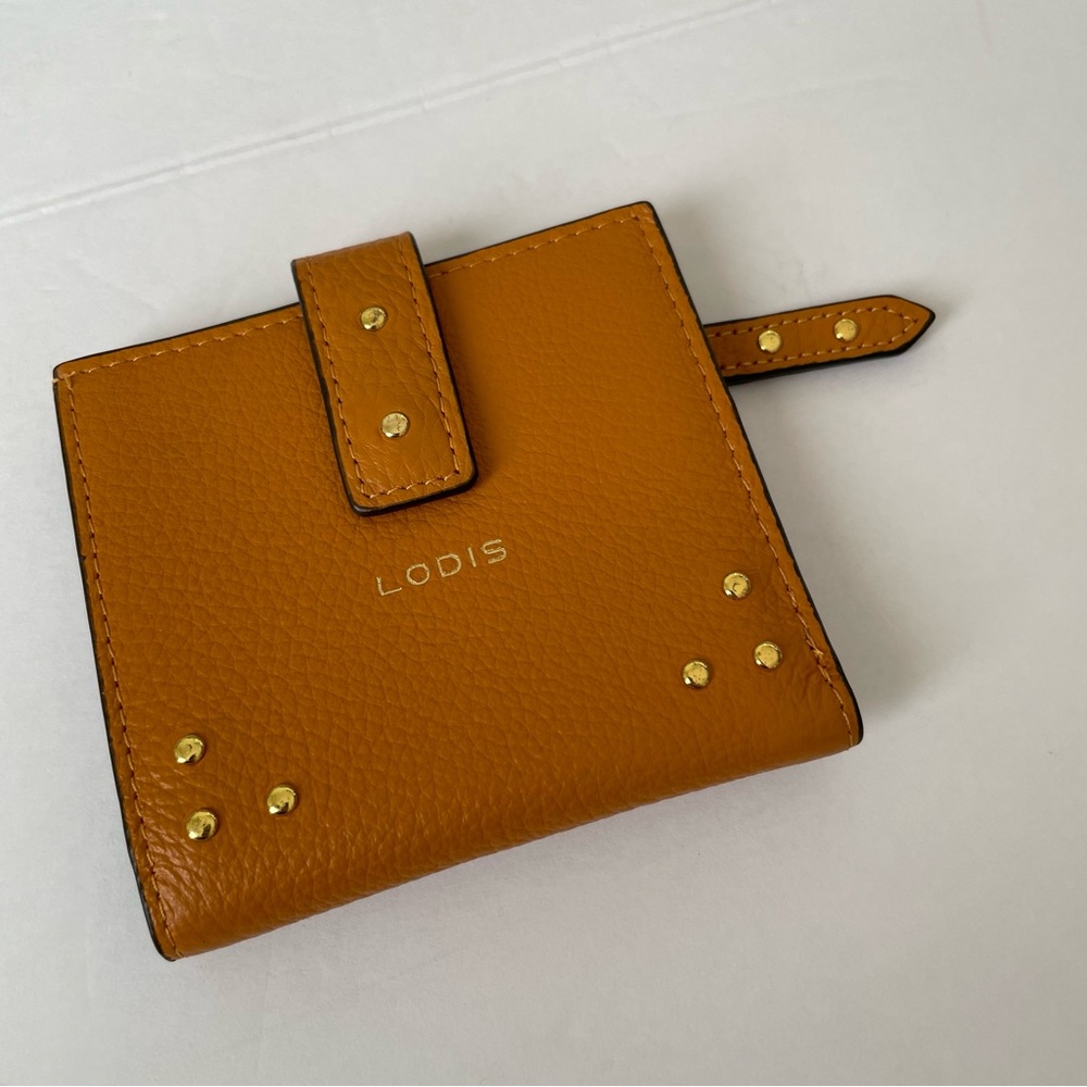 LODIS Mustard Bi Folded Card Holder